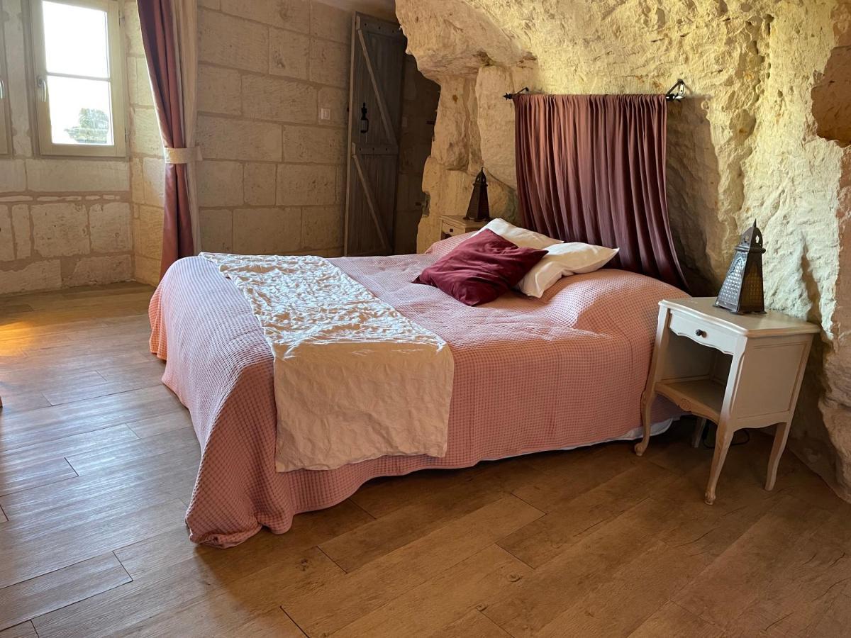 Вилла L'Escale Troglo Au Bord De La Loire Souzay-Champigny Экстерьер фото